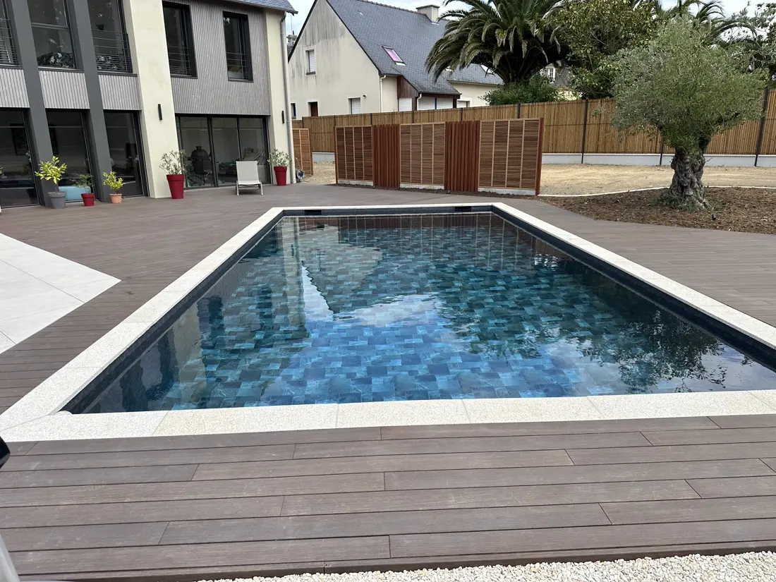 Des piscines en béton armé